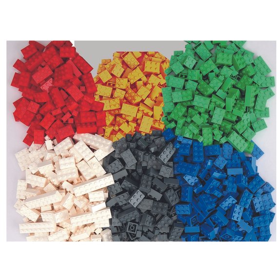 Seau de 400 briques de construction