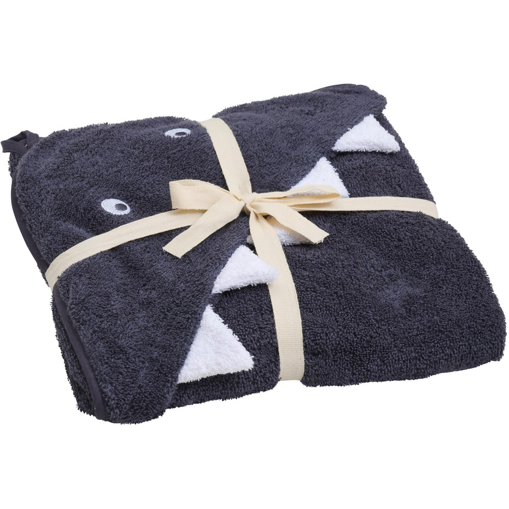 Køb Pippi Odyssey Gray Hooded Baby Håndklæde