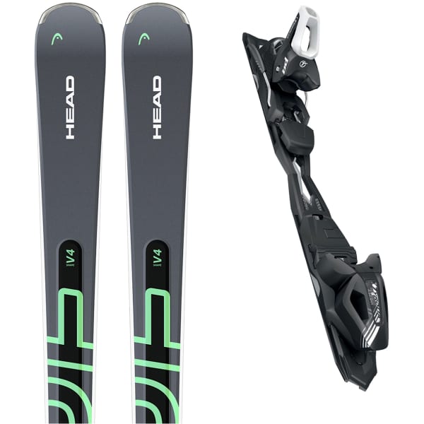 Pack ski HEAD SHAPE V4 SW AMT-PR + PR 11 GW BRAKE 85 ANTHRACITE/GREEN