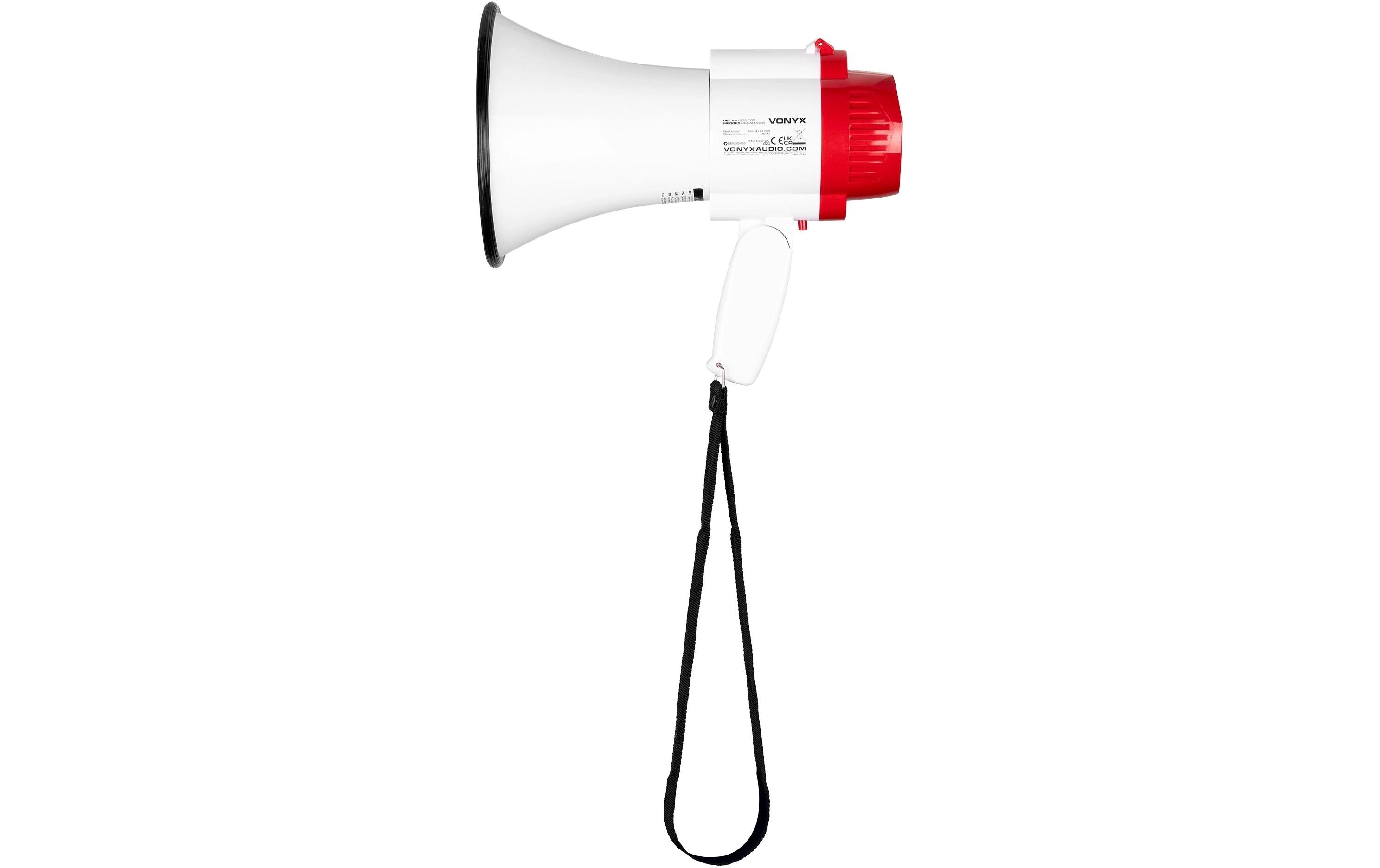 Megaphon MEG025Megaphon mit 25W Leistung und Akku