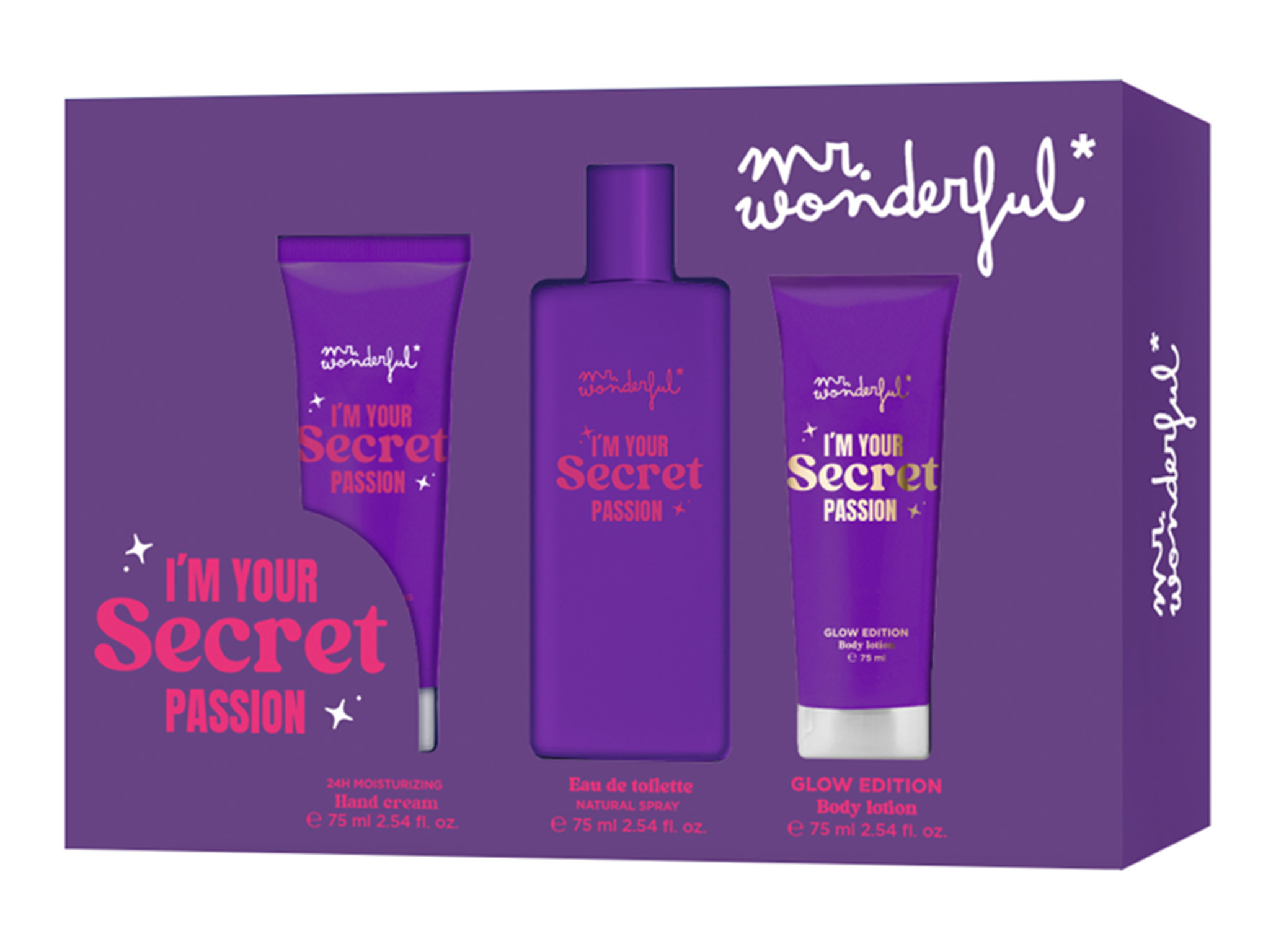 CONJUNTO MR. WONDERFUL SECRET PASSION