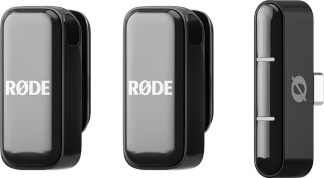 Røde Wireless Micro mikrofoner og modtagersæt (USB-C, sort)