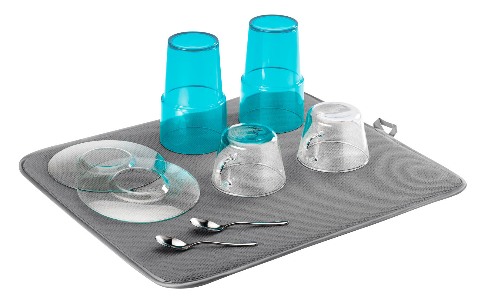 Metaltex Softex Microfaser Abtropfmatte anthrazit
