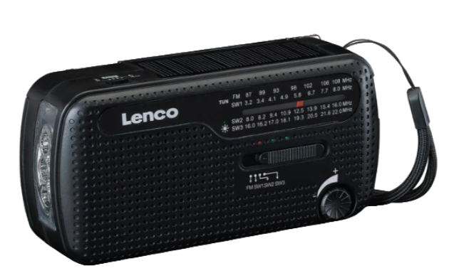 MCR-113BK Draagbare en Opwindbare Noodradio