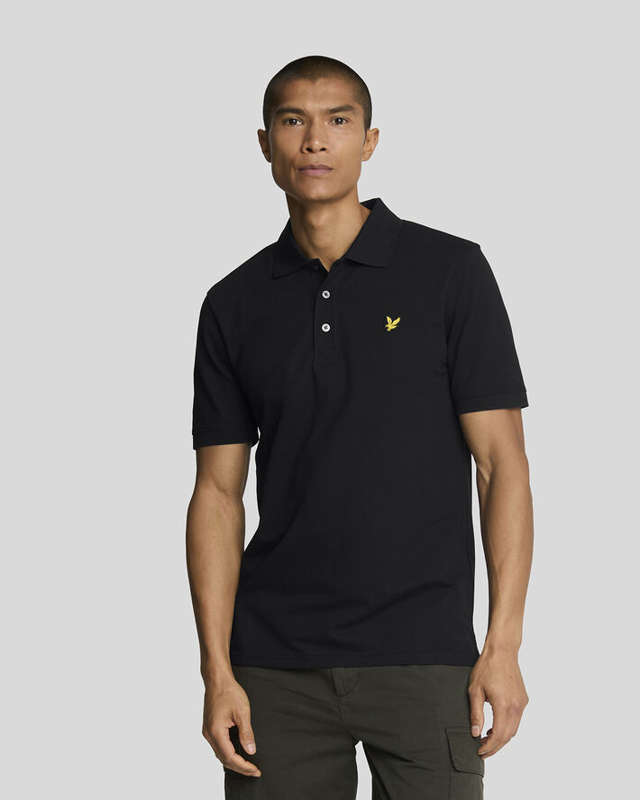 Lyle & Scott Plain Polo Shirt Z865 jet black