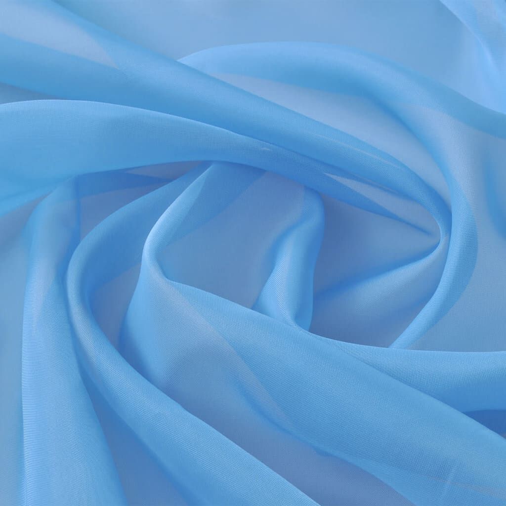 Turkoois voile stof 1,45 x 20 m