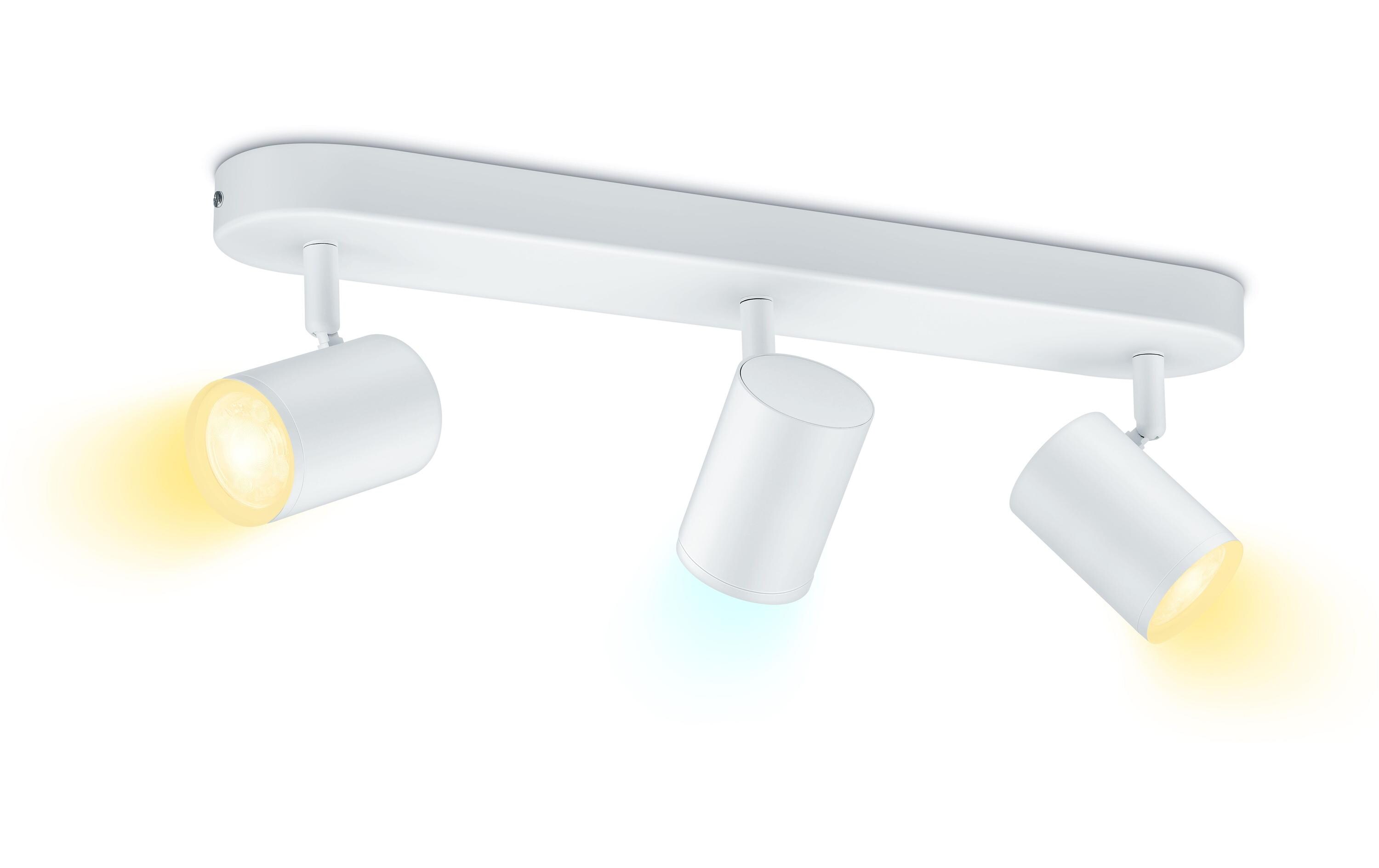 Aufbauspot IMAGEO, 3 x 5 W, Weiss, BT<br>Per Bluetooth steuerbare Leuchte