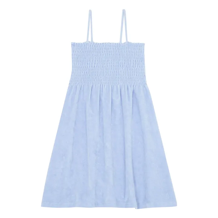 SMALLABLE BASICS Robe Midi Éponge Bio | Ice blue