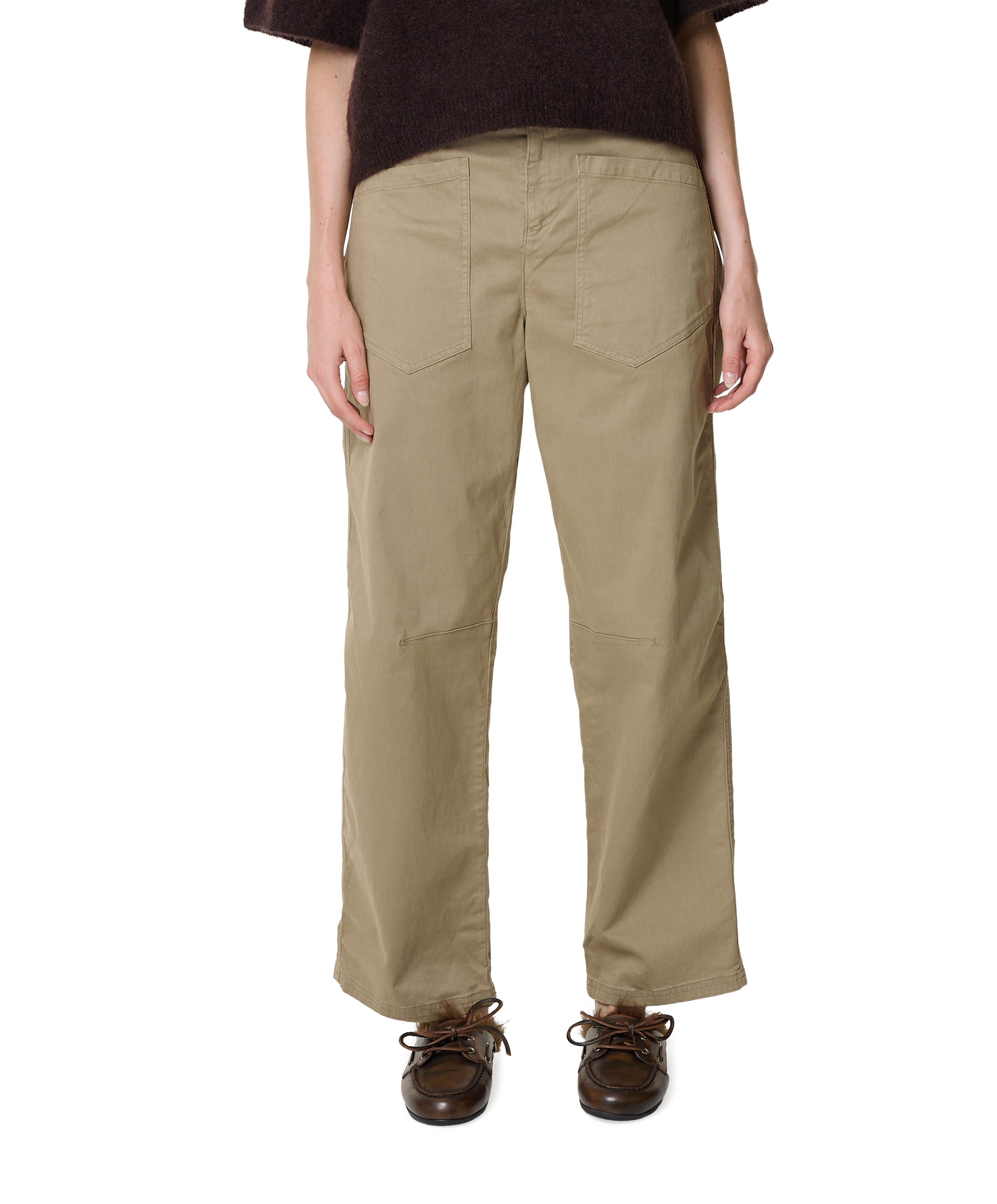 Penn & Ink N.Y. Trousers dames broek beige