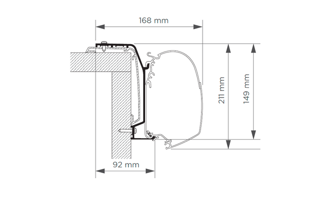 Thule Adapter Roof Rapido S6 2024