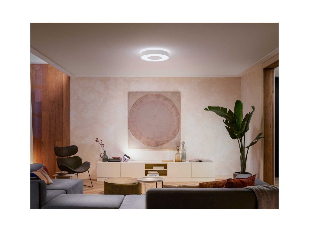 Philips Hue - 2x Infuse Stor Loftslampe & Bridge - Bundle