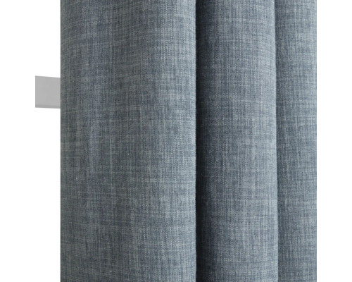 Gordijn met universele band, denimlook, blauw, 140x245 cm