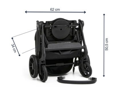 Beemoo Pro Twist Sportsvogn, Coffee Black