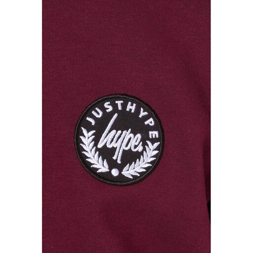 Sudadera De Cuello Redondo Con Escudo Hype