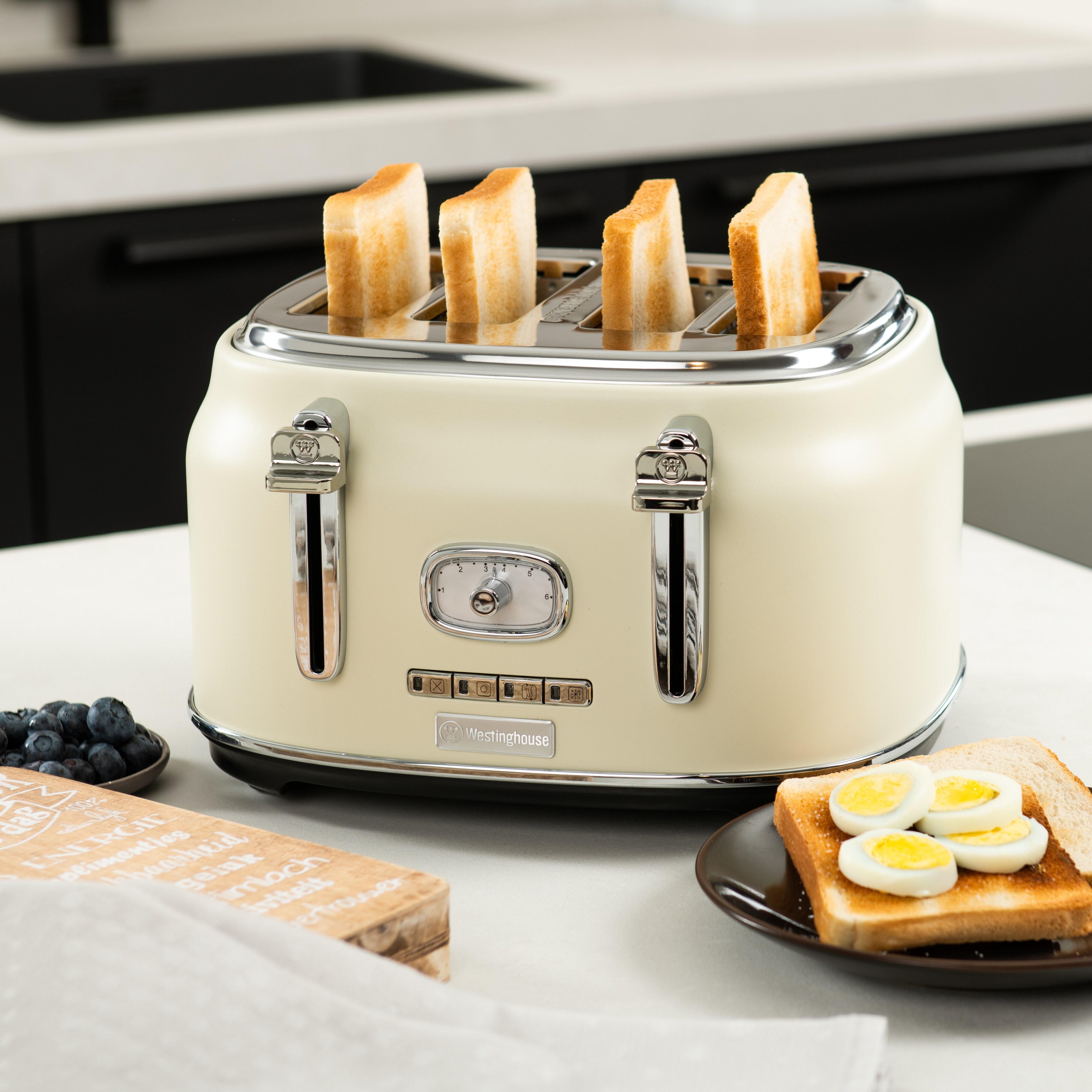 Westinghouse Frühstücksset WES12 cremeweiß