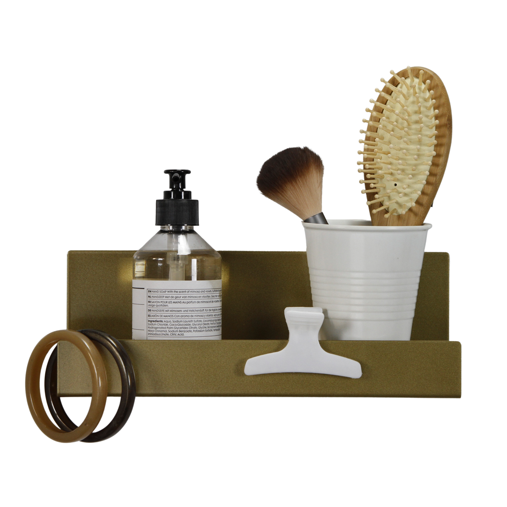 Magnetische boekenplank medium goud