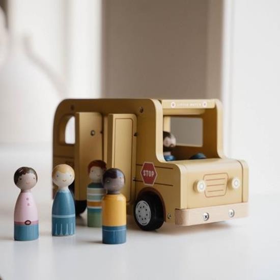 Little Dutch - Skole bus med figur