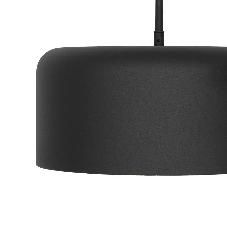 Qazqa hanglampen jinte zwart e27