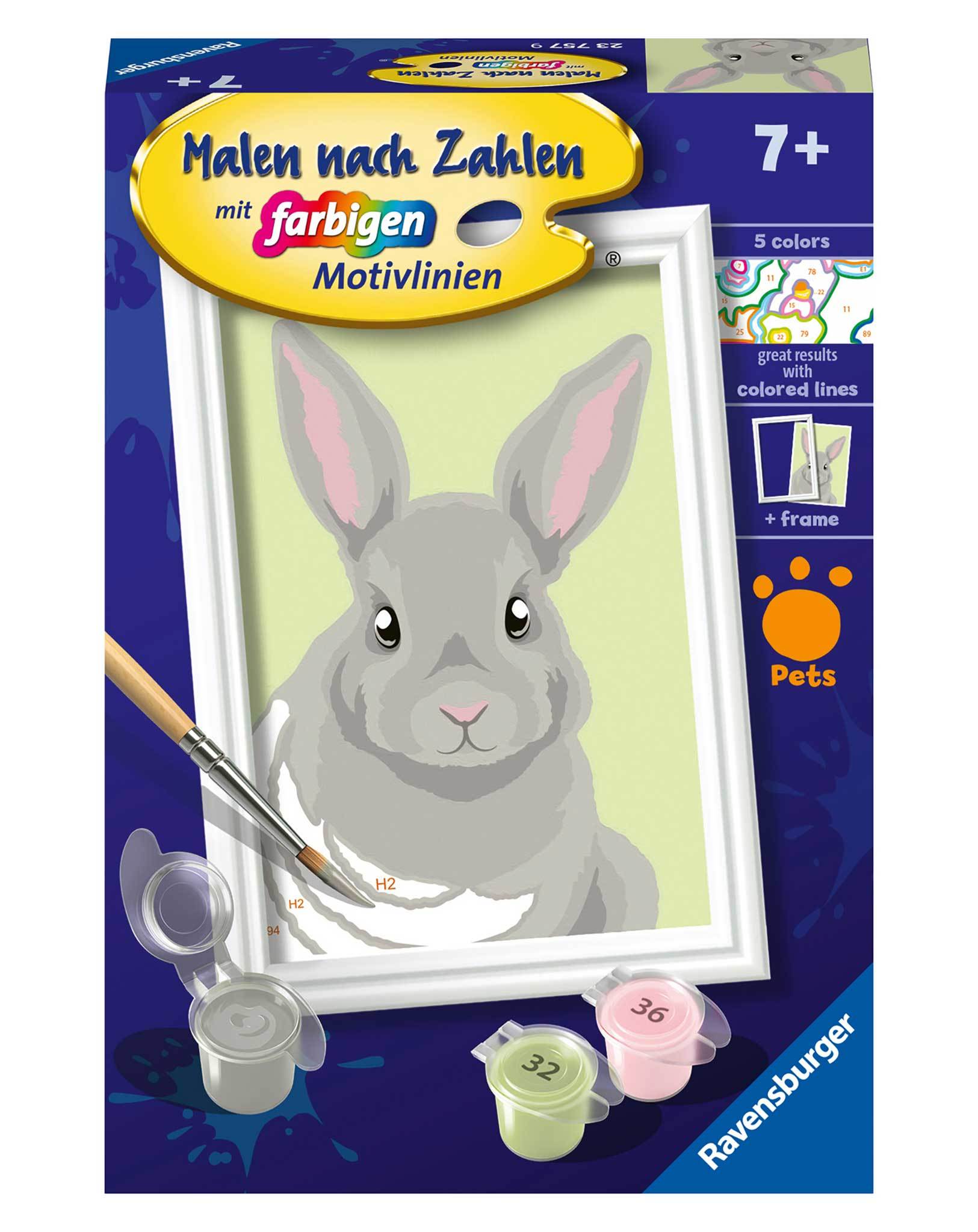 Malen nach Zahlen NIEDLICHE KANINCHEN