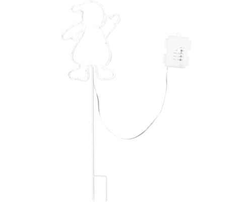 LED Decoratieve Lafiora Kerstmanstaf, 51 stuks, 61,5 cm, Warm Wit