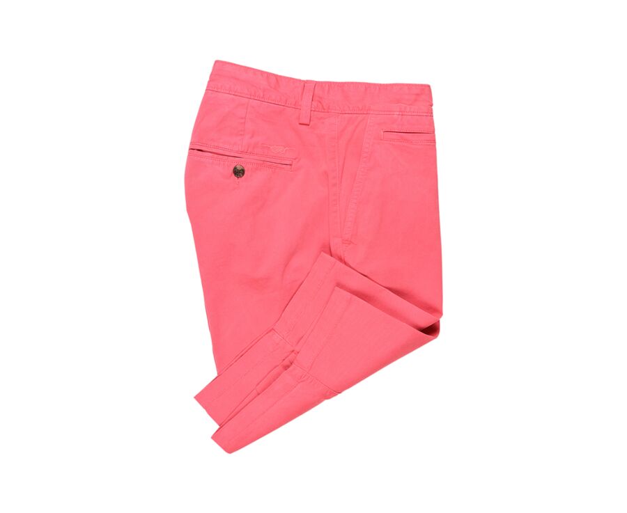 Bermuda chino homme Rose Framboise - BARRY