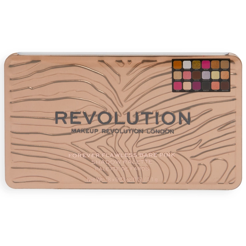 Makeup Revolution Forever Flawless Shadow Palette 19,8 gr. - Bare Pink