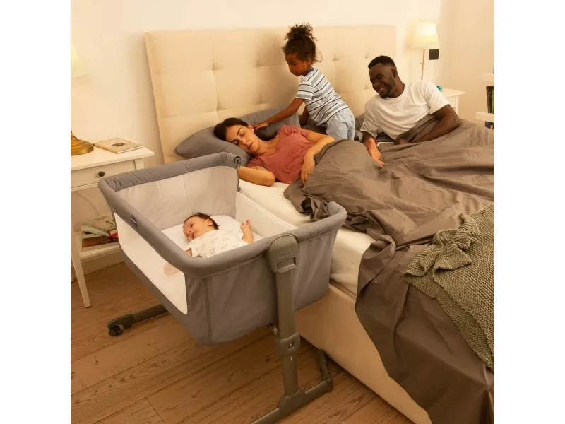 Chicco 8087042670000, Barneseng, 9 kg, Dreng/Pige, Stof, Polyester, Grå