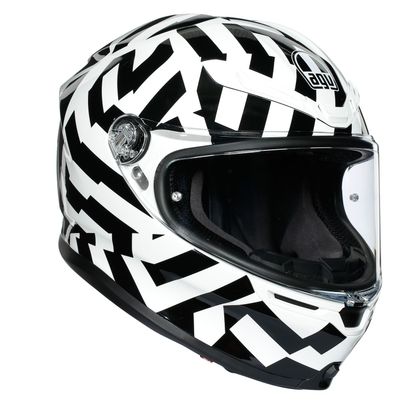 Casque AGV K-6 - SECRET - Noir / Blanc