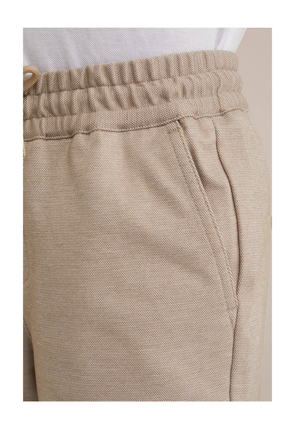 WE Fashion casual broek zand