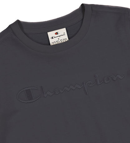 Champion T-Shirt - Grau m. Logo