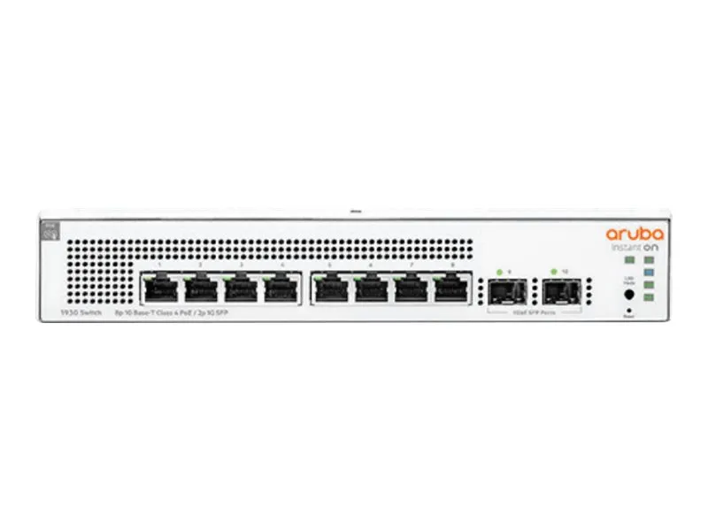 Aruba, a Hewlett Packard Enterprise company JL681A, Administreret, Gigabit Ethernet (10/100/1000), Fuld duplex, Stativ-montering, 1U