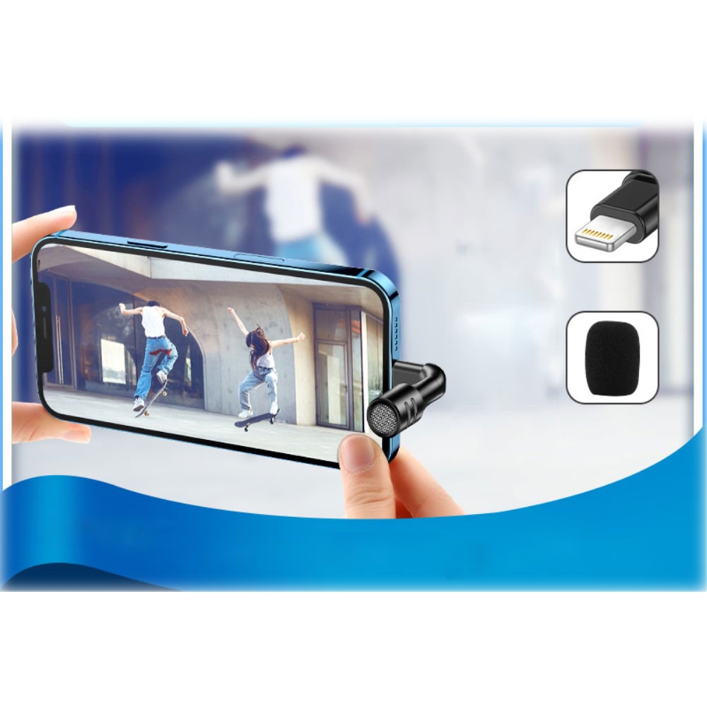Lightning Plug & Play Mikrofon Smart Mic Audio Kondensator iOS iPhone / iPad