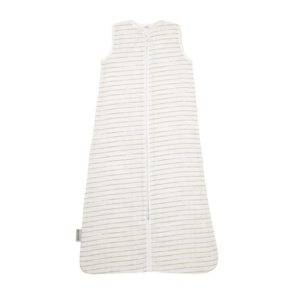 Meyco Baby Hydrofiele Slaapzak  – 70 cm – Stripe Sand
