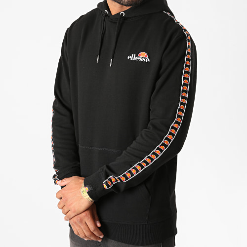 Sweat Capuche A Bandes Tofinni SLB11616 Noir