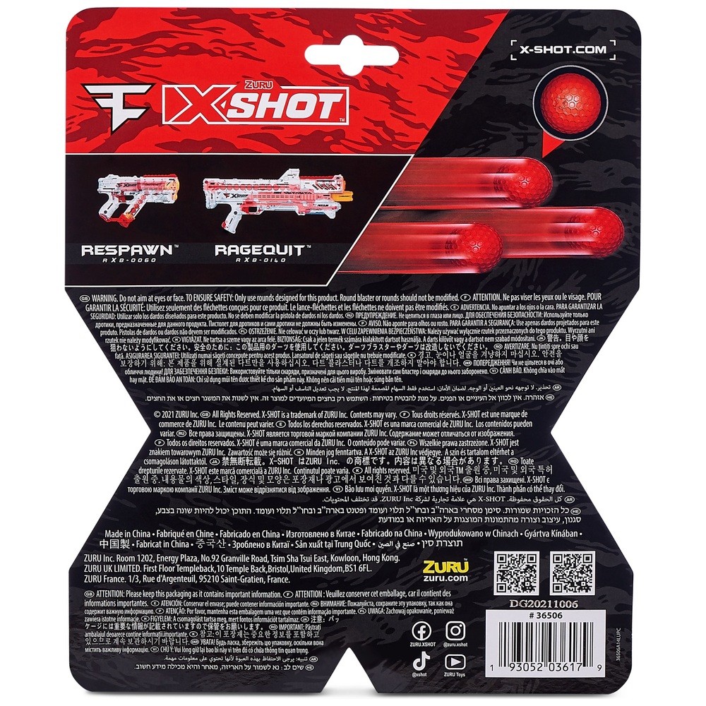 XSHOT FaZe Blaster Nachfüllpackung (50 Schuss) von ZURU