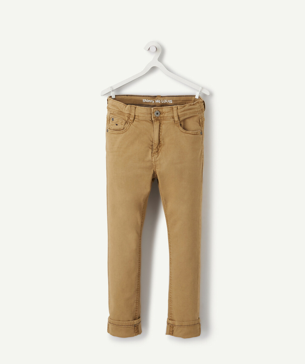 LOUIS LE PANTALON SKINNY CAMEL TAILLE +