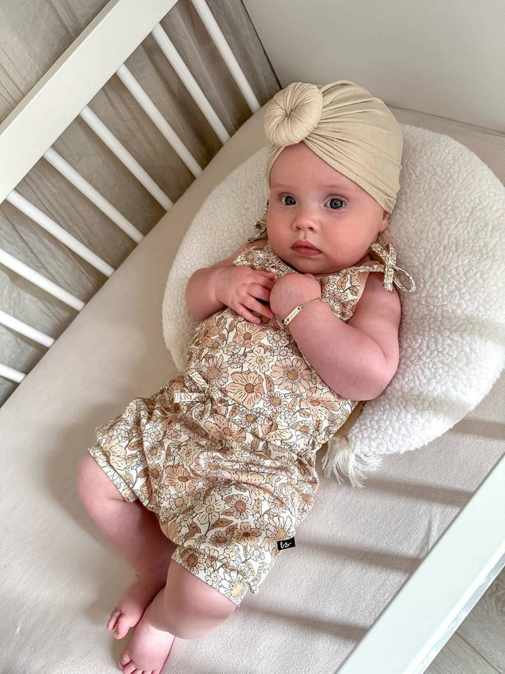 Babystyling baby gebloemde playsuit
