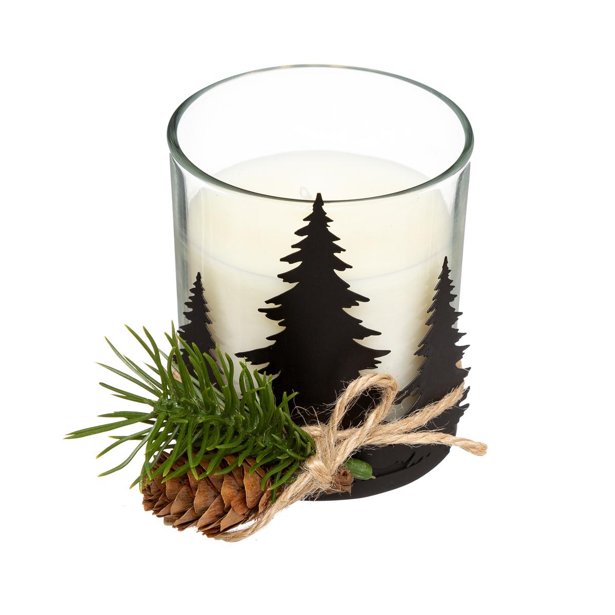 BOUGIE PARFUMEE SAPIN METAL 140GR