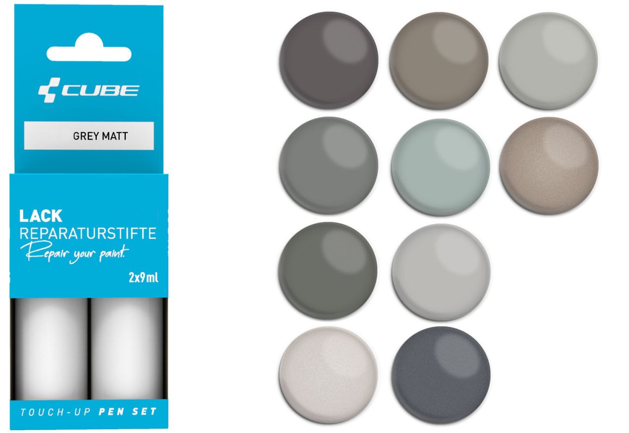 Cube Lackreparaturstift Set GREY matt kaufen | Bike-Discount