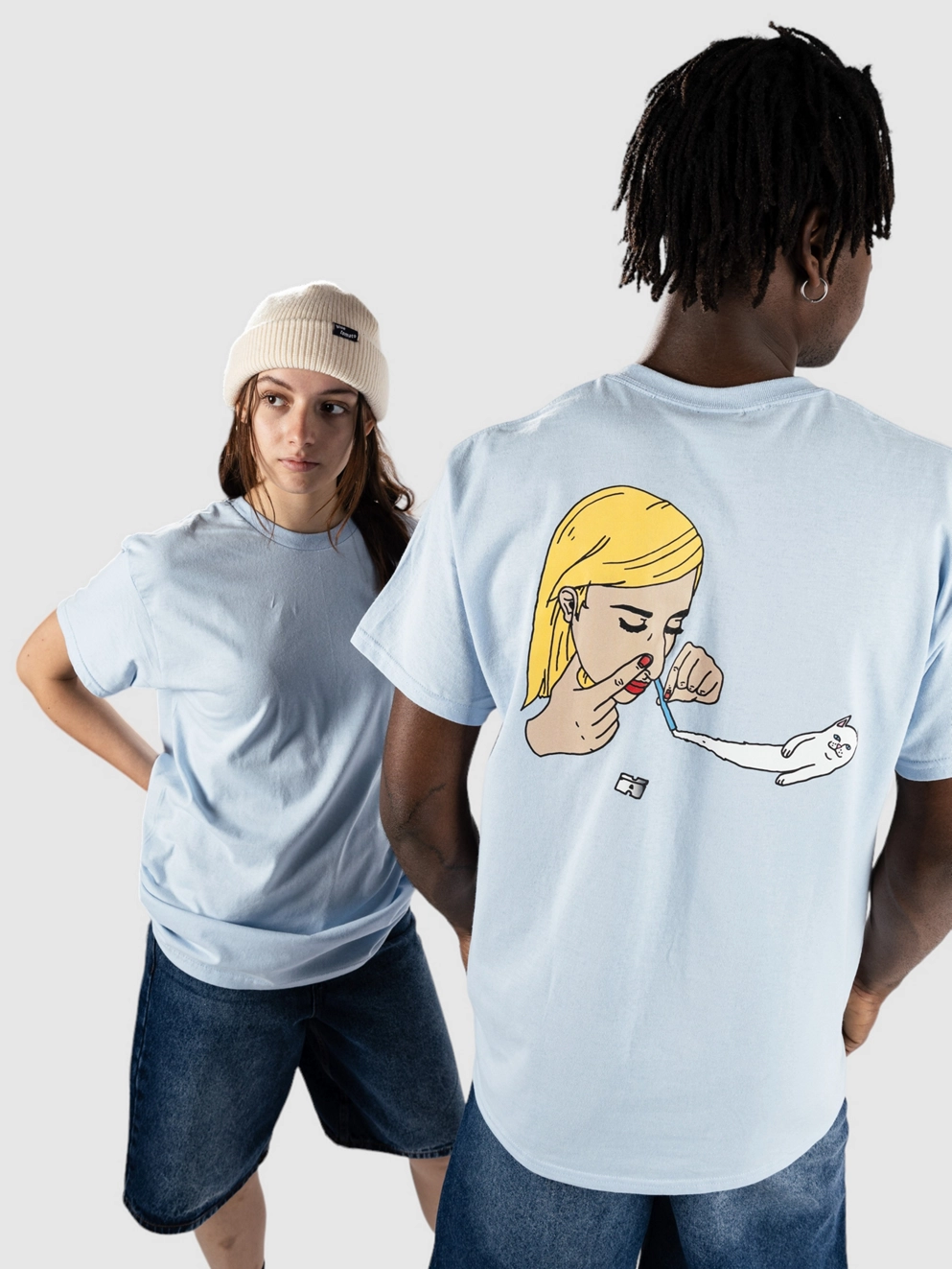 RIPNDIP Coconerm T-Shirt light blue