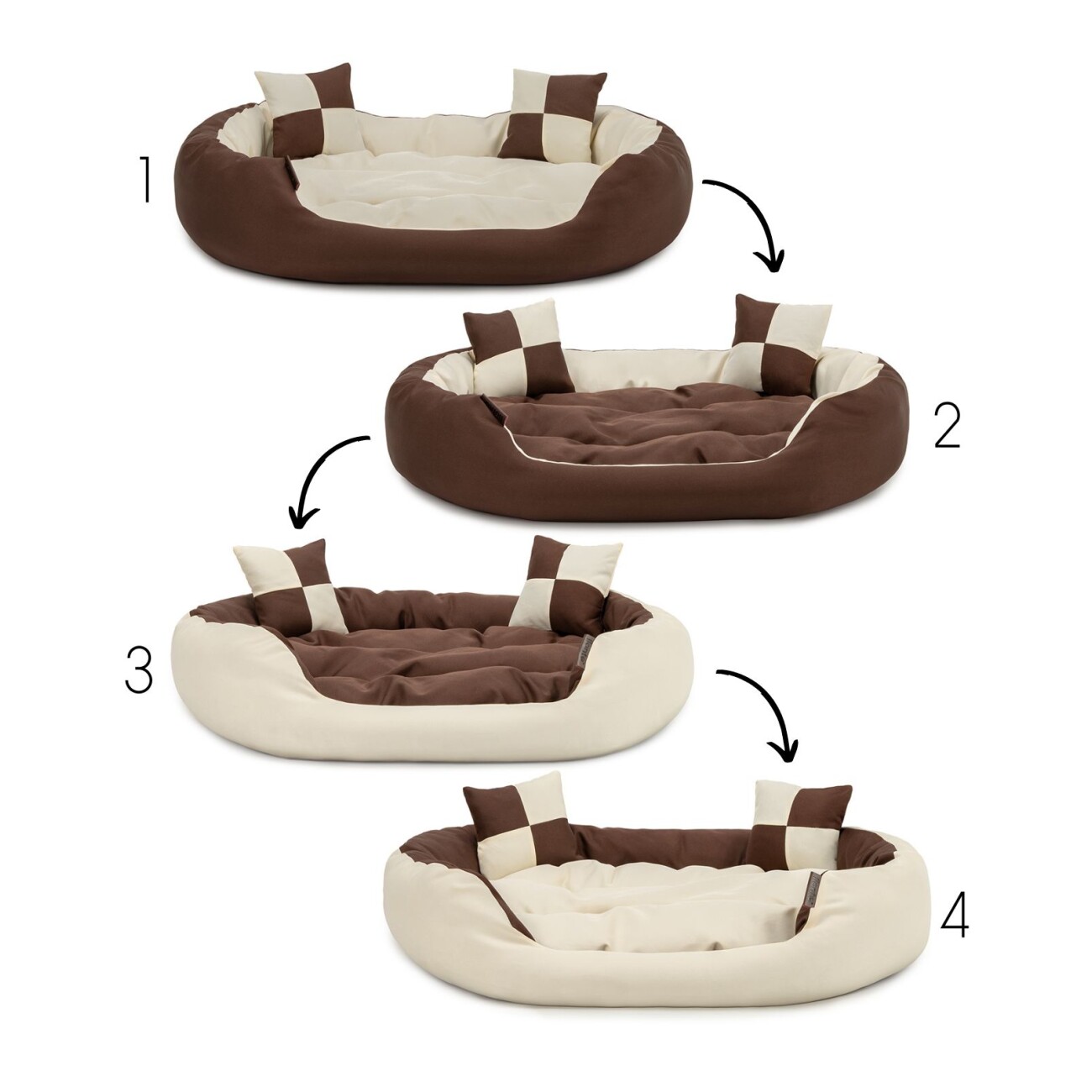Lionto 4-in-1 Hundebett S