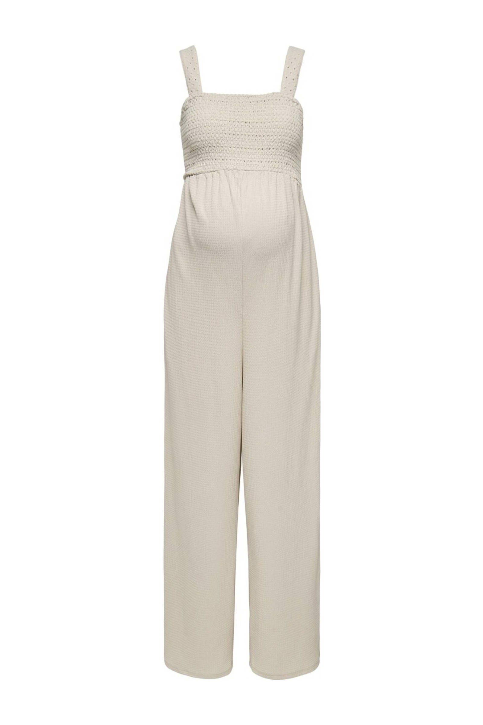 ONLY MATERNITY zwangerschapsjumpsuit OLMELISE beige
