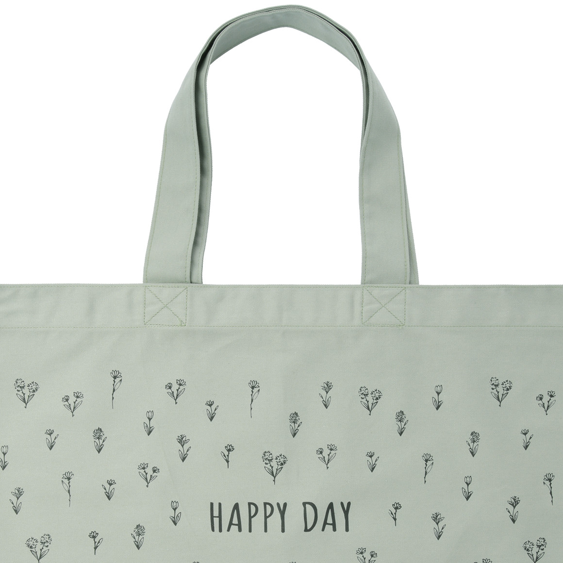 Gina Benotti Canvas-Shopper mit Print salbei