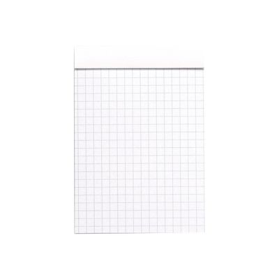 Rhodia - Bloc notes N°12 - A6 - 160 pages - petits carreaux - 80g - blanc