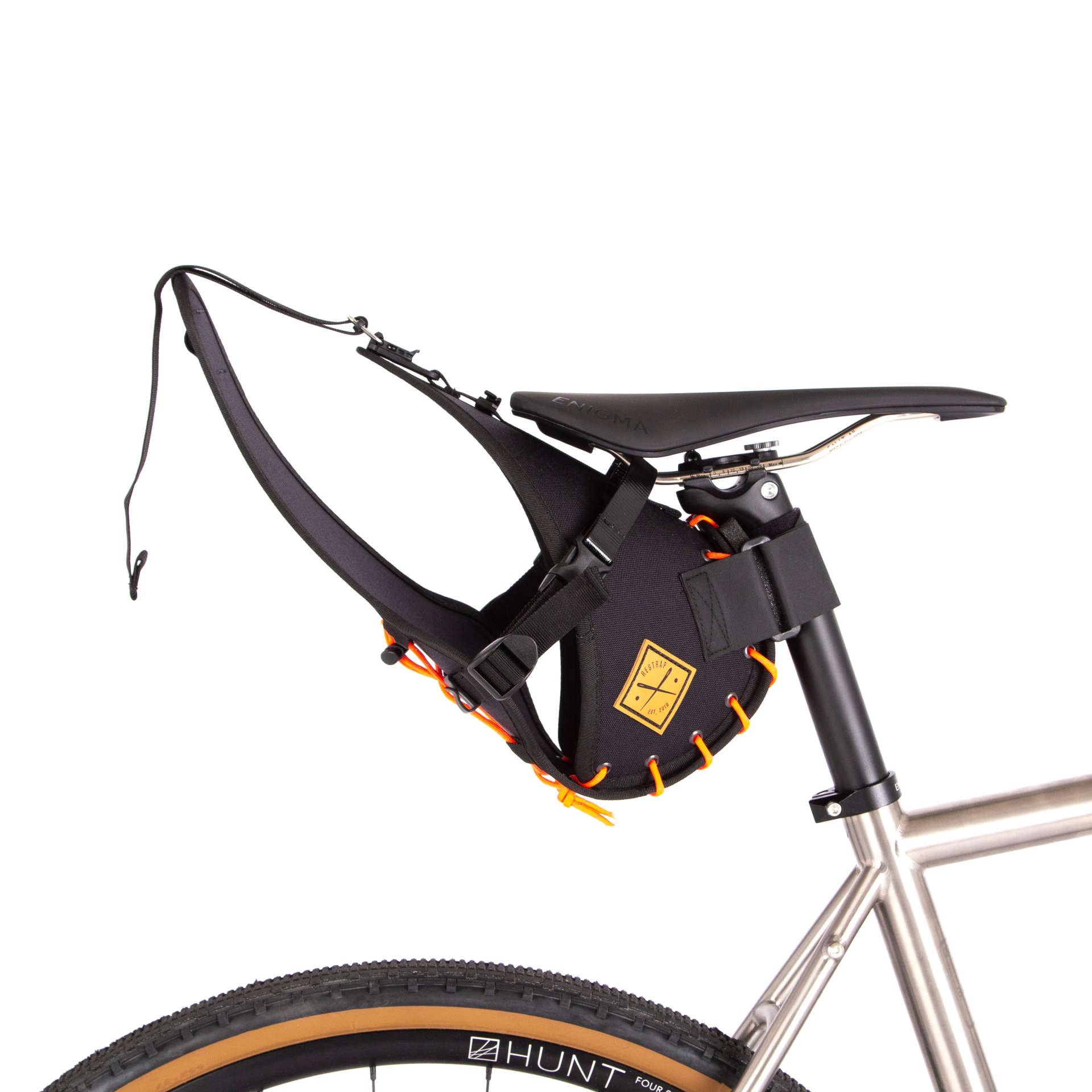 Restrap Saddle Bag Small 8 Liter Oranje/Zwart