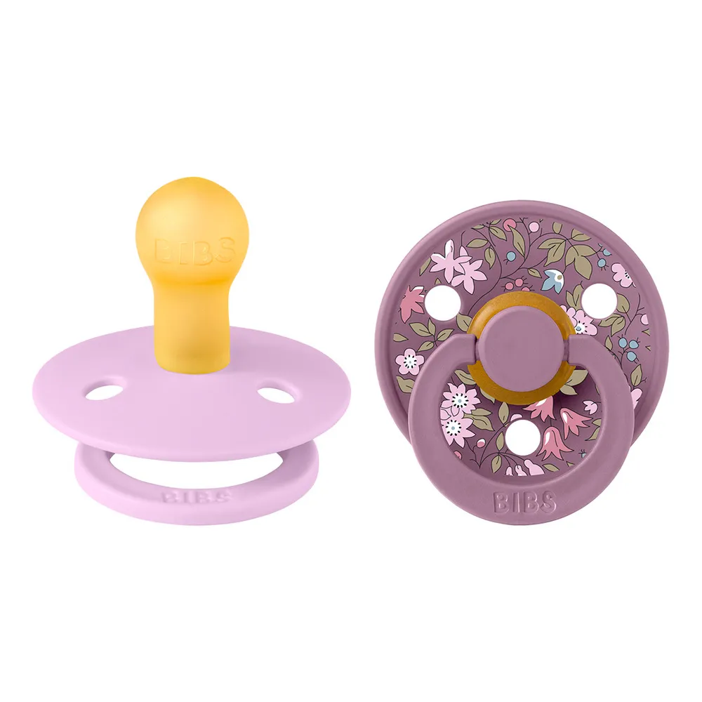 BIBS x Liberty Colour Latex Rund Chamomile Lawn - Violet Sky Mix - flere størrelser