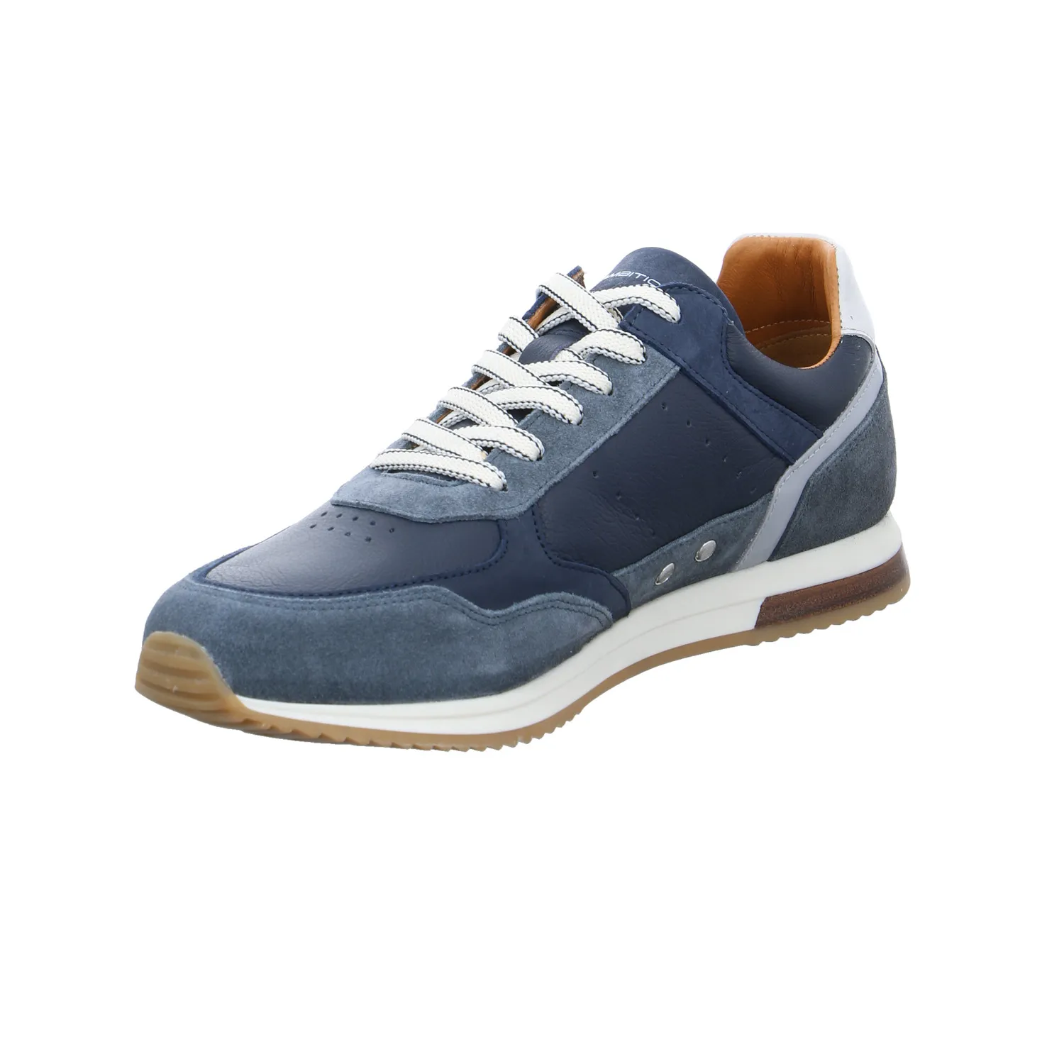 AMBITIOUS Halbschuhe Sneaker Blau Leder