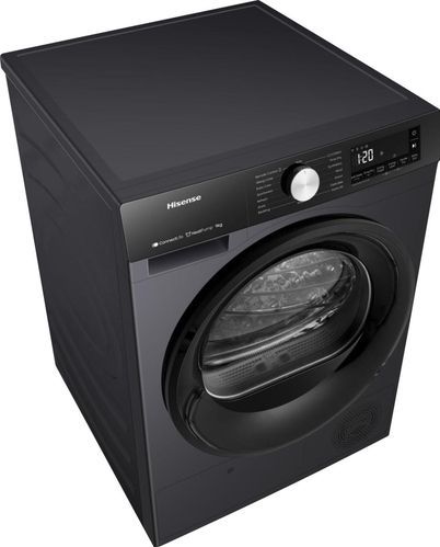 Hisense DH3S902BB3 - Wasdroger - Wit - Warmtepomp - 9 kg Capaciteit