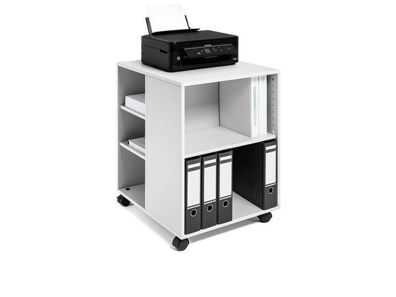 DURABLE Multifunktionswagen 74/59 Offen 3-seitig offen, mit 6 Böden und Ablageplatte
