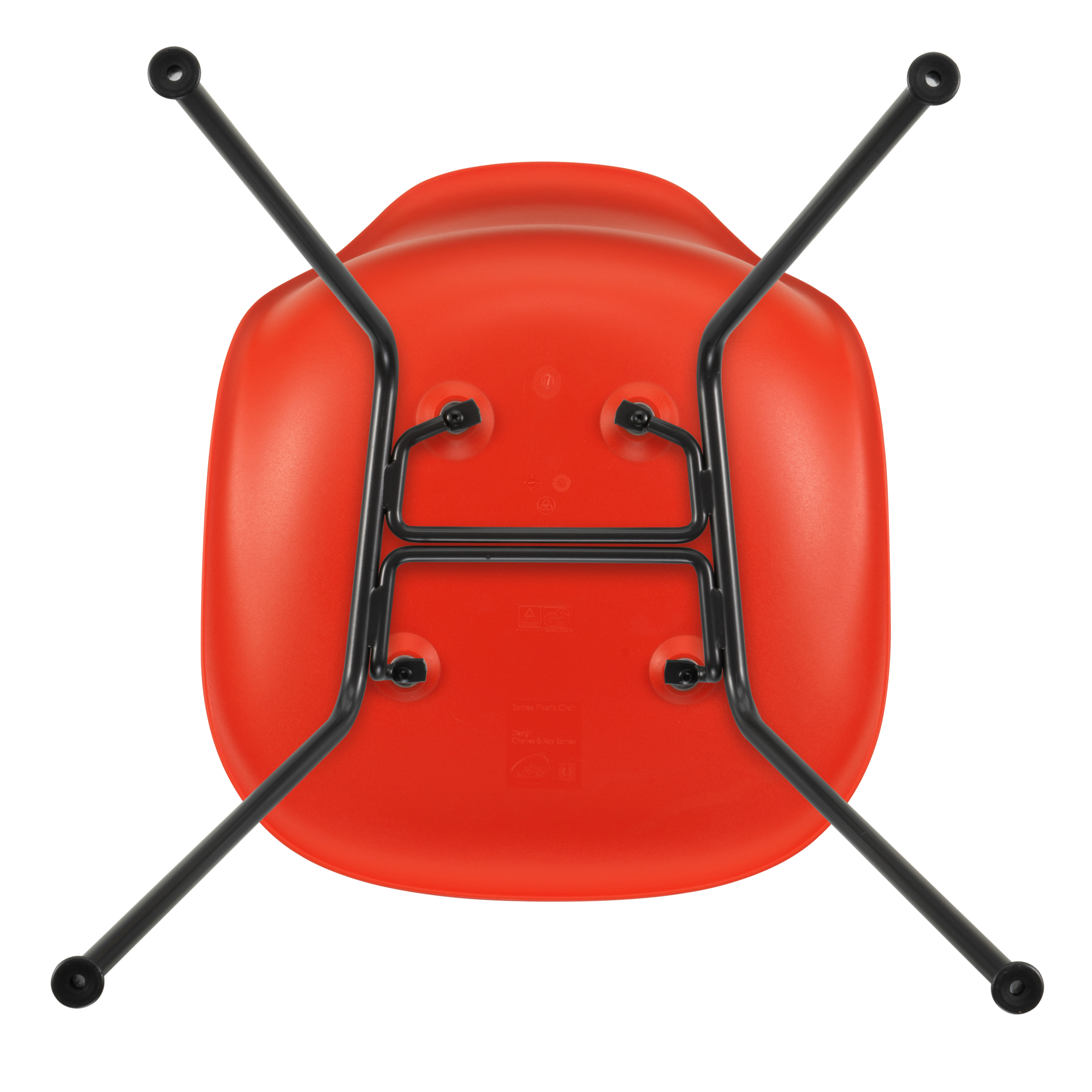 Eetkamerstoel DSX RE zwart Poppy Red